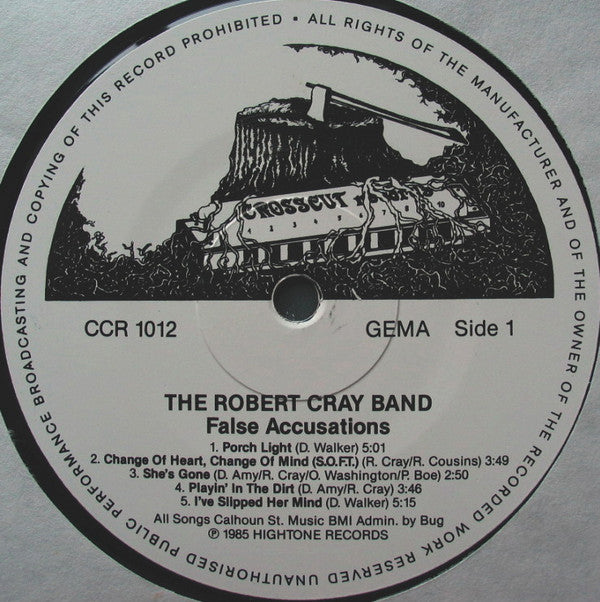 The Robert Cray Band : False Accusations (LP, Album)