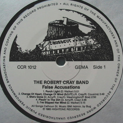 The Robert Cray Band : False Accusations (LP, Album)