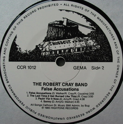 The Robert Cray Band : False Accusations (LP, Album)