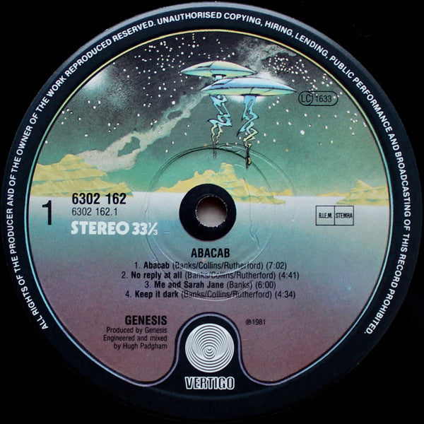 Genesis : Abacab (LP, Album, RBY)