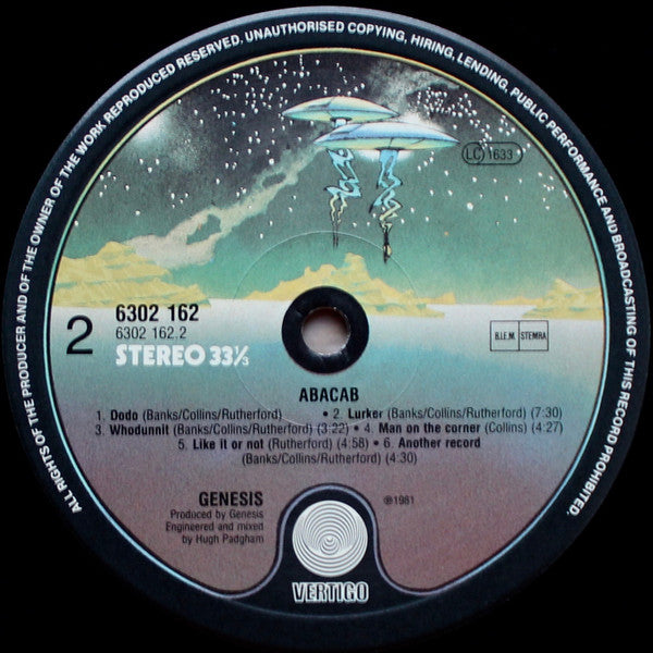 Genesis : Abacab (LP, Album, RBY)