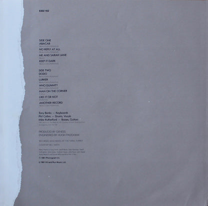 Genesis : Abacab (LP, Album, RBY)