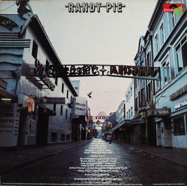 Randy Pie : Kitsch (LP, Album)