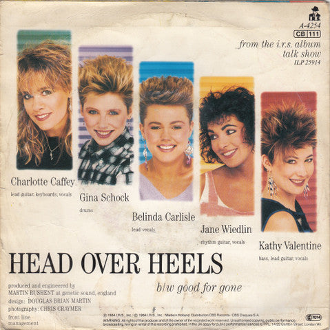 Go Go's* : Head Over Heels (7", Single)