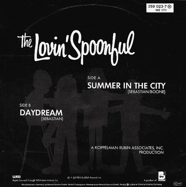The Lovin' Spoonful : Summer In The City (7", Single)