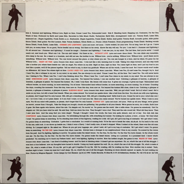 Lasse Edin & The Outsiders : Unbounded Land (LP, Album)