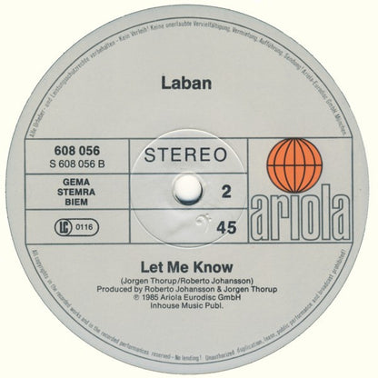 Laban : Caught By Surprise (12", Maxi)