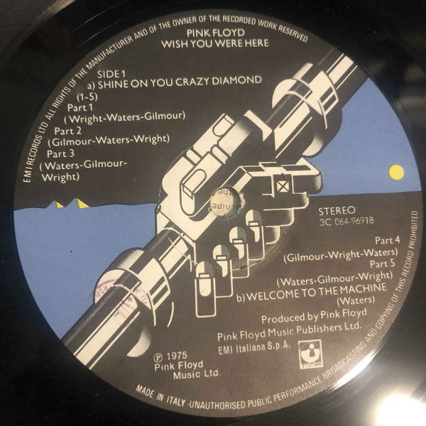 Pink Floyd : Wish You Were Here (LP, Album, RP)