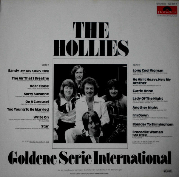 The Hollies : The Hollies (LP, Comp, Club)