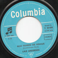 Lale Andersen : Der Weg Zum Hafen / Alle Fahren Sie Hinaus (7", Single)