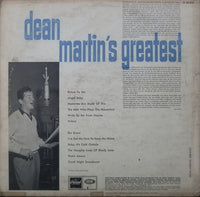 Dean Martin : Dean Martin's Greatest (LP, Comp, Mono)