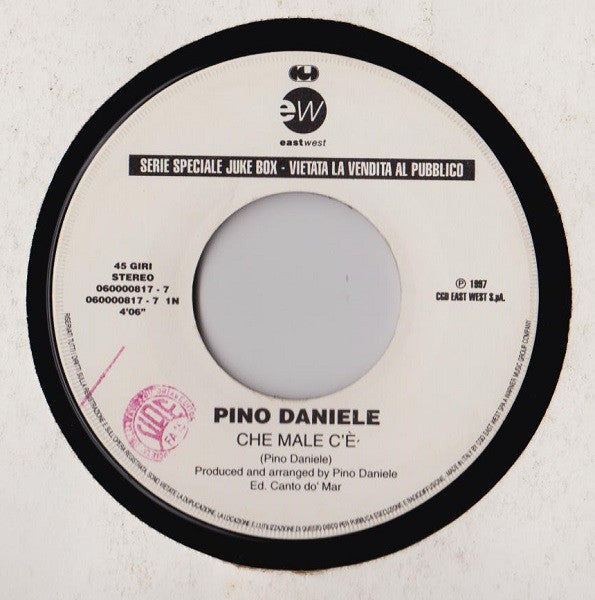 Pino Daniele / R. Kelly : Che Male C'È / I Believe I Can Fly  (Space Jam O.S.T.) (7", Jukebox)