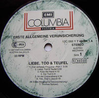 Verunsicherung (Erste Allgemeine)* : Liebe, Tod & Teufel (Teil 1) (LP, Album)