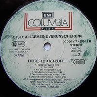 Verunsicherung (Erste Allgemeine)* : Liebe, Tod & Teufel (Teil 1) (LP, Album)