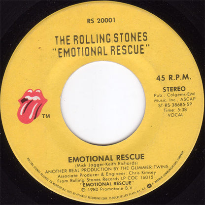The Rolling Stones : Emotional Rescue (7", Single, SP )