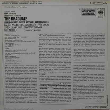 Paul Simon, Simon & Garfunkel, David Grusin* : The Graduate (The Original Soundtrack Recording) (LP, Album)