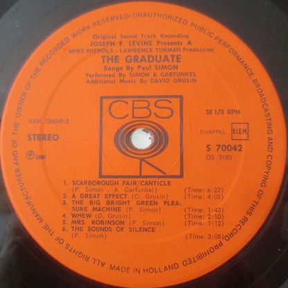 Paul Simon, Simon & Garfunkel, David Grusin* : The Graduate (The Original Soundtrack Recording) (LP, Album)