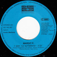 Margit P. : I' Steh' Nur Auf Italiener (7", Single)