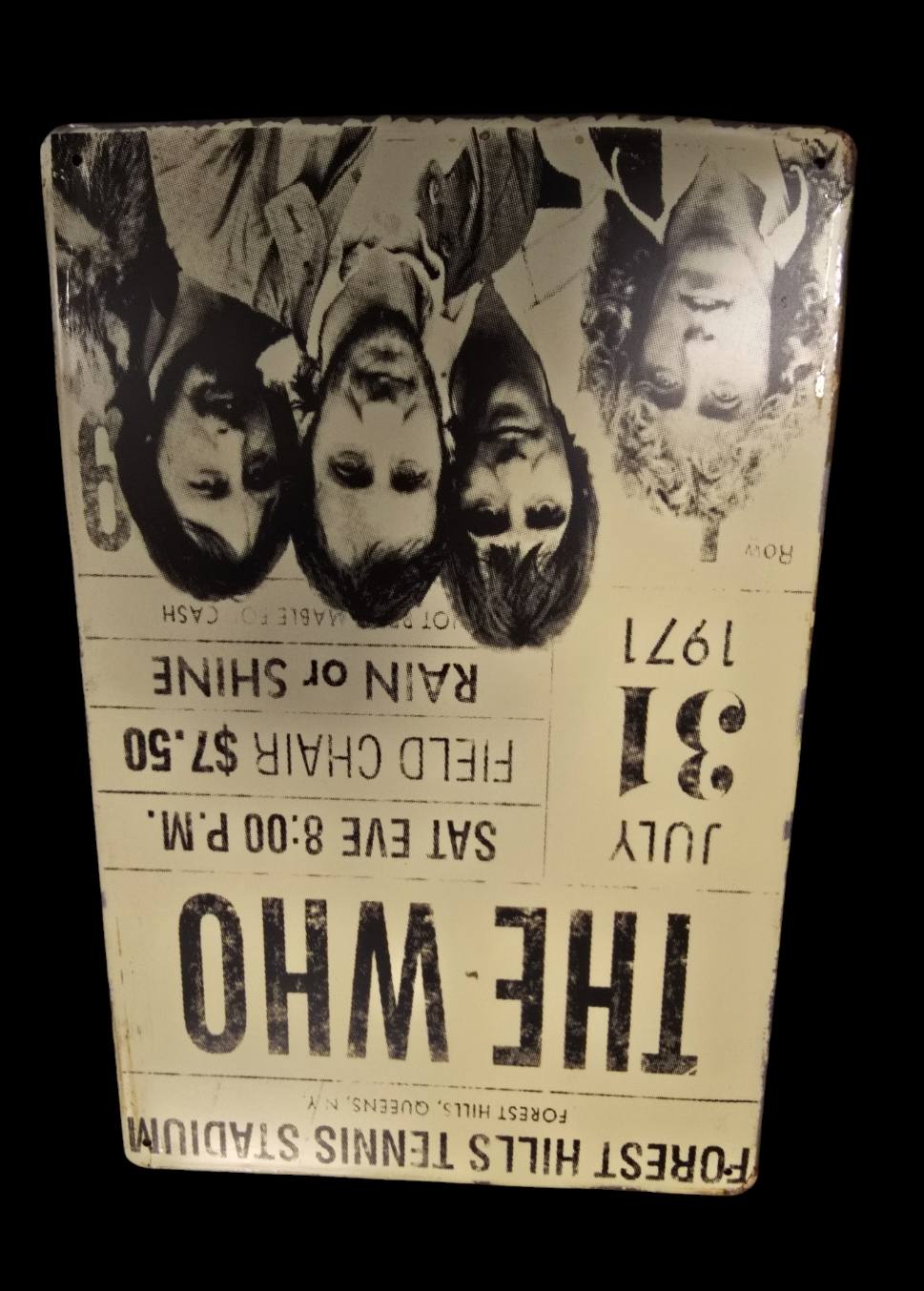 The Who - Concert Bord