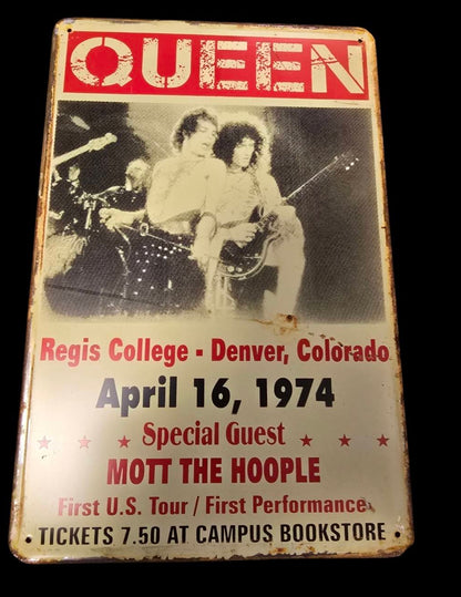 Queen - Red - Concert Bord