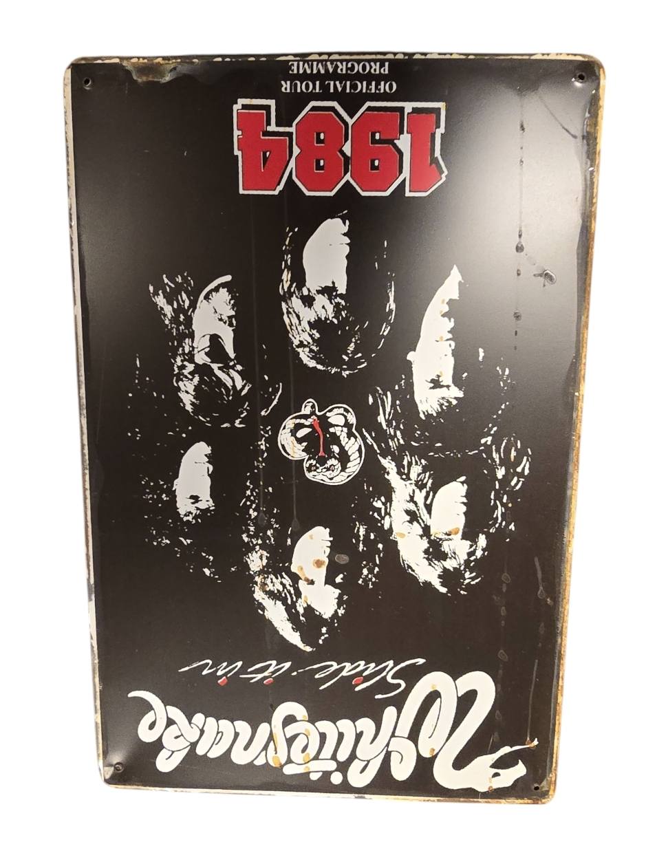 Whitesnake 1984 - Concert Bord