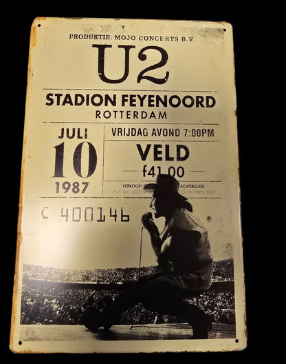 U2 Feyenoord - Concert Bord