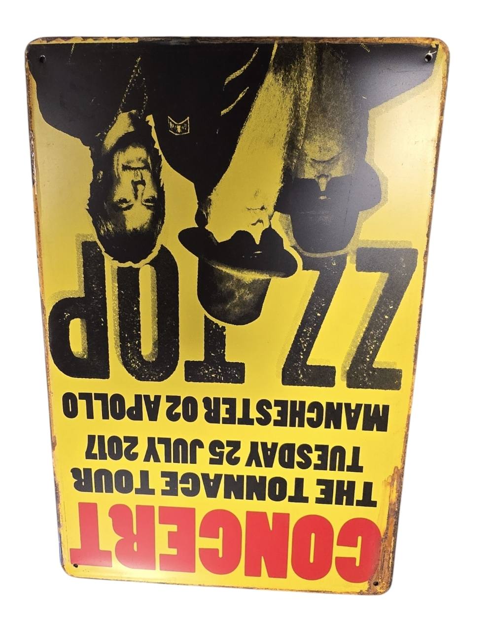 ZZ TOP - Concert Bord