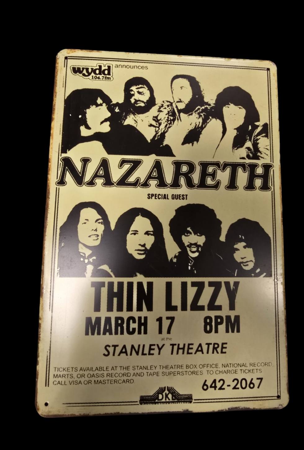 Nazareth ft. Thin Lizzy - Concert Bord
