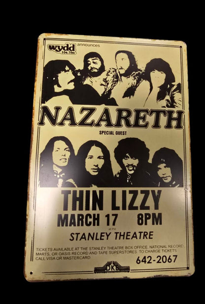 Nazareth ft. Thin Lizzy - Concert Bord