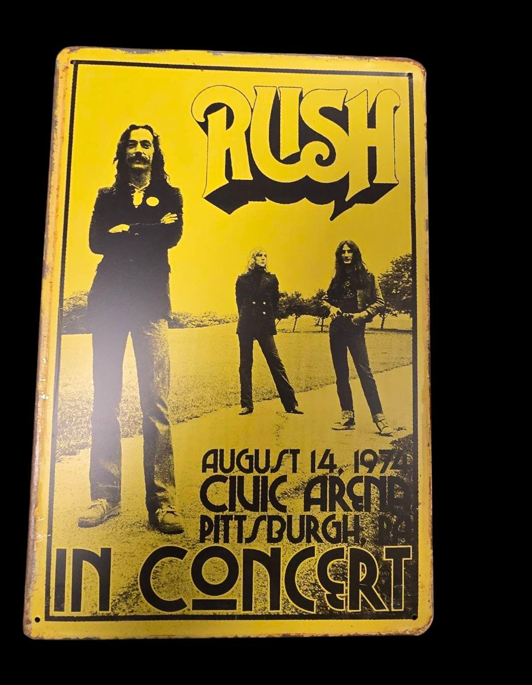 Rush - Concert Bord