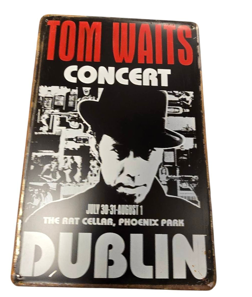 Tom Waits - Concert Bord