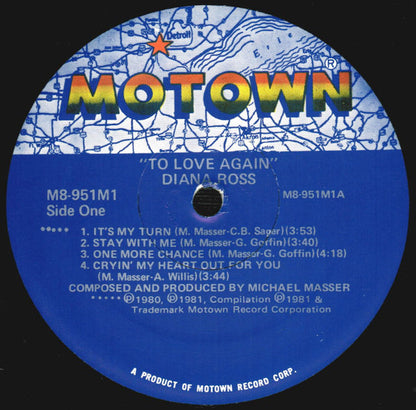 Diana Ross : To Love Again (LP, Album, Comp)