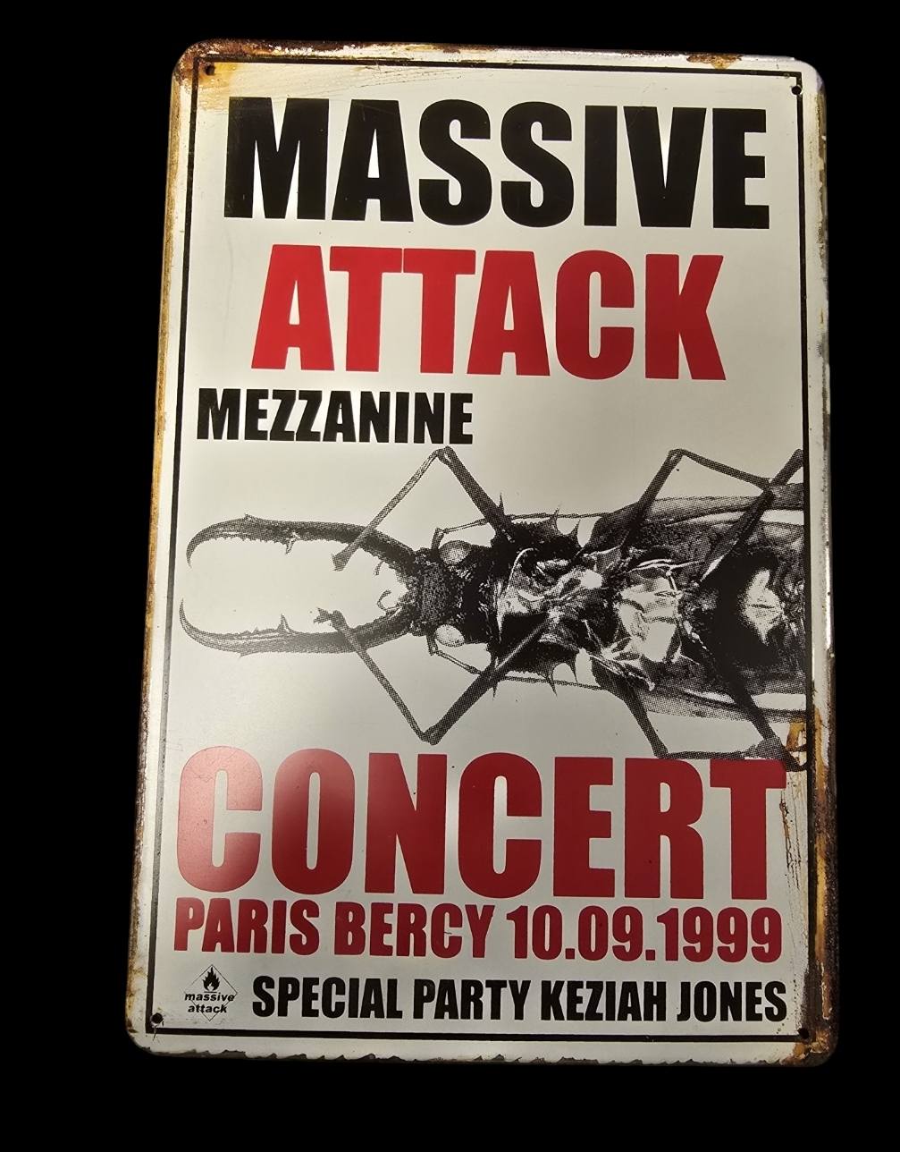 Massive Attack - Mezzanine  - Concert Bord