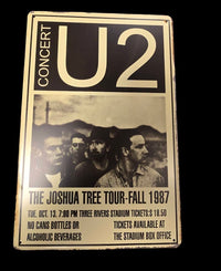 U2 The Joshua Tree Tour - Concert Bord