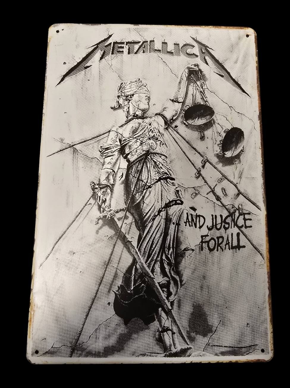 Metallica and Justice for all - Concert Bord