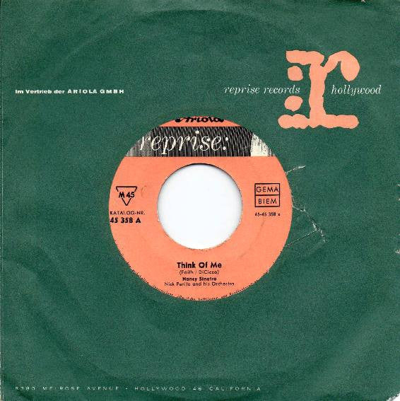 Nancy Sinatra : Think Of Me / Like I Do (7", Single)