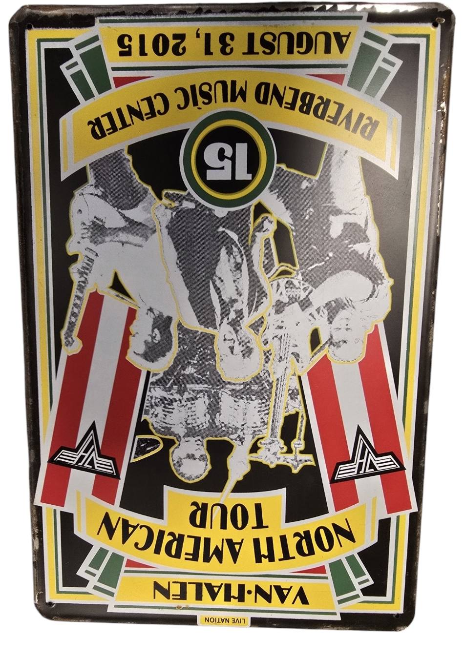 Van Halen - Concert Bord