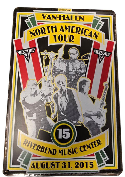 Van Halen - Concert Bord