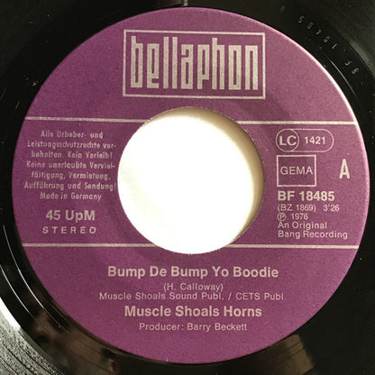 Muscle Shoals Horns : Bump De Bump Yo Boodie (7", Single)