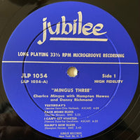 Charles Mingus With Hampton Hawes And Danny Richmond* : Mingus Three (LP, Album, Mono)