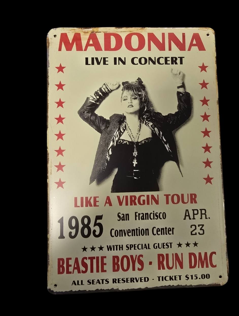 Madonna Live in Concert - Concert Bord