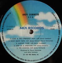 Andy Summers : XYZ (LP, Album)
