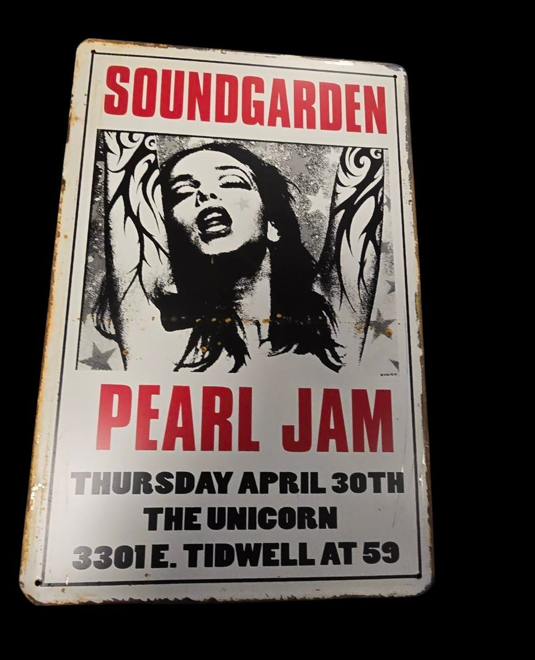 Soundgarden ft. Pearl Jam - Concert Bord