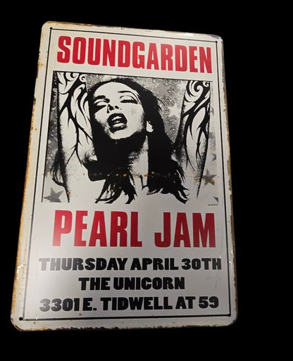 Soundgarden ft. Pearl Jam - Concert Bord
