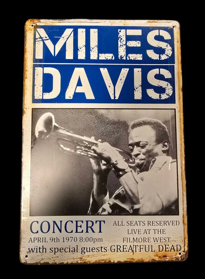 Miles Davis - Concert Bord