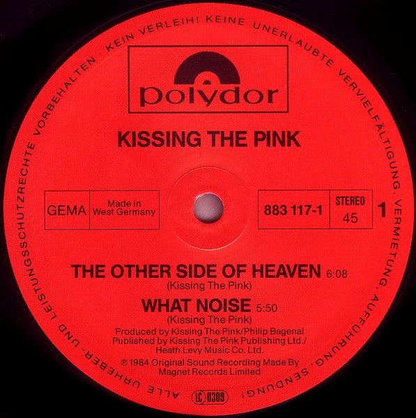 Kissing The Pink : The Other Side Of Heaven (12", Maxi)