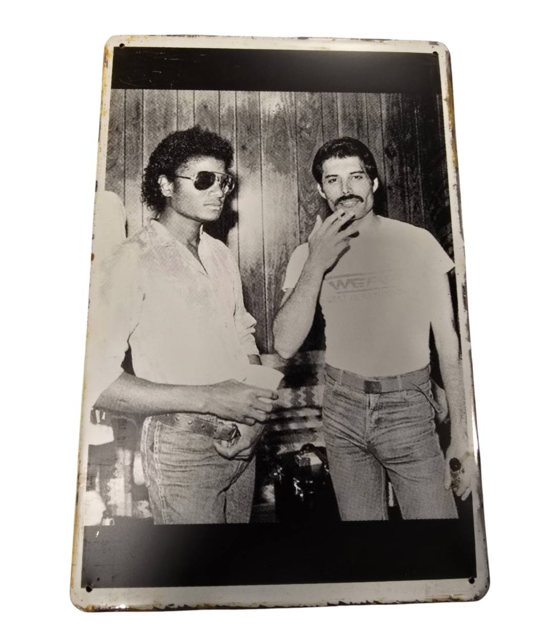 Michael  Jackson & Freddie Mercury - Concert Bord