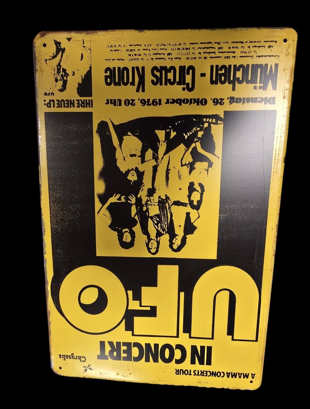 UFO - Concert Bord
