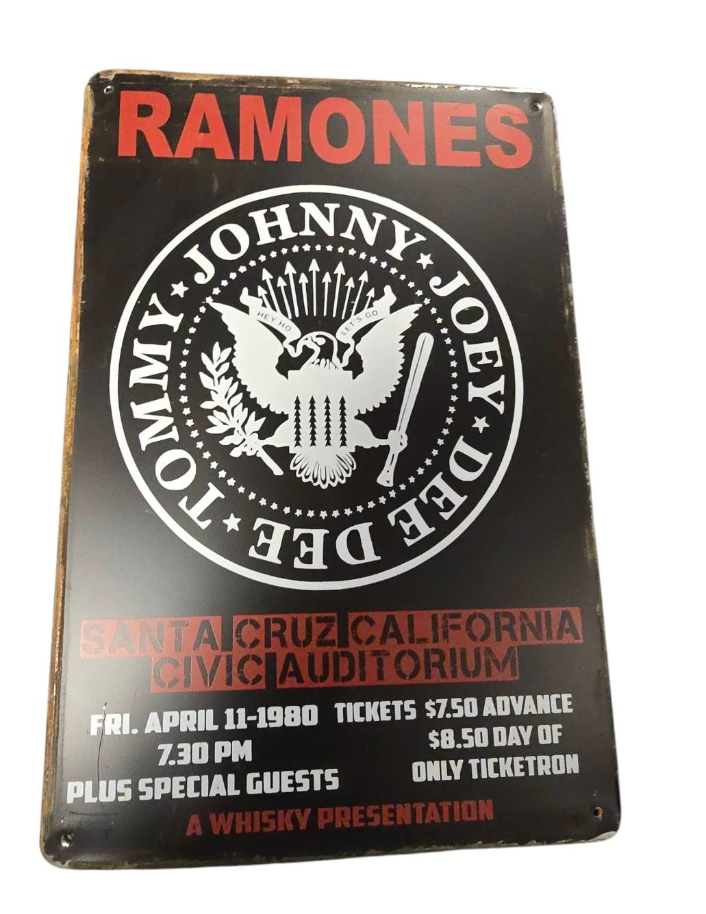 Ramones - Concert Bord