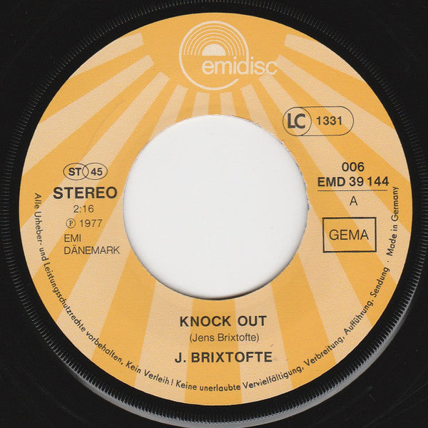 J. Brixtofte* : Knock Out  (7", Single)